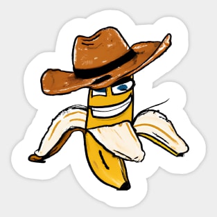 The Crooked Banana series : giggle Sticker